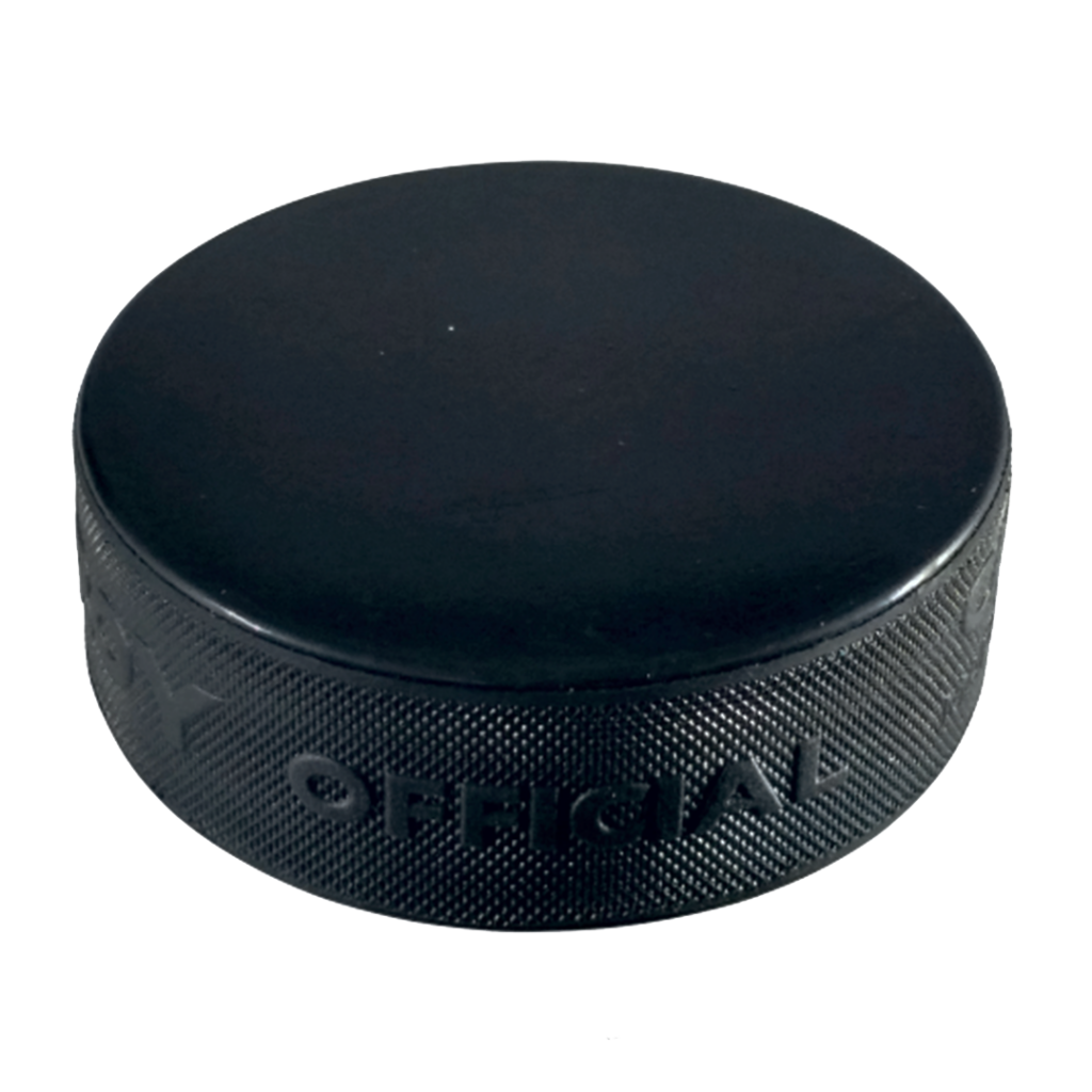 Black Viceroy blank hockey puck
