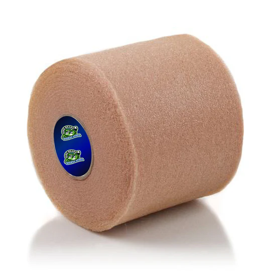 Tan pre-wrap athletic tape