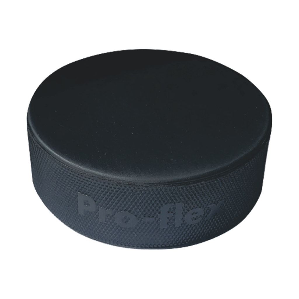 Black Canadian Pro hockey puck