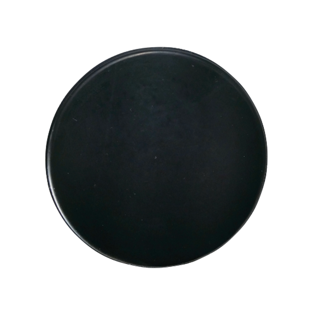 Black Imported hockey puck